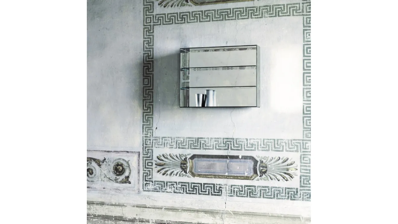 Glass Italia's Mirror Mirror Shelf