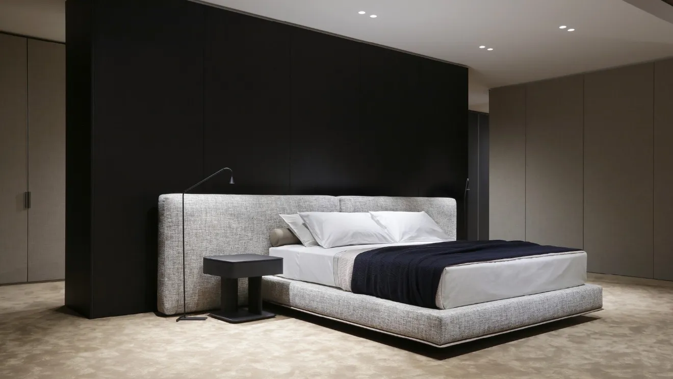 Padded bed Brera by Poliform