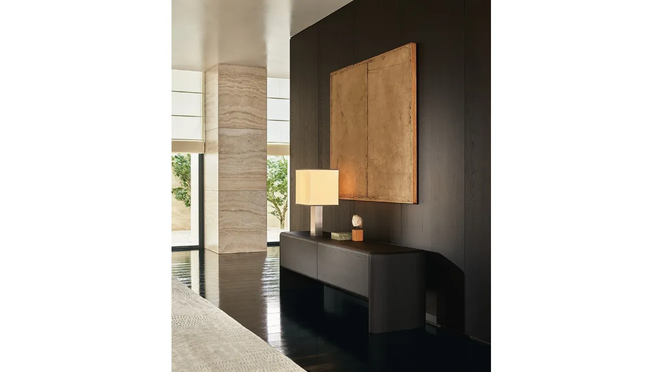 Poliform's black elm Duke sideboard.
