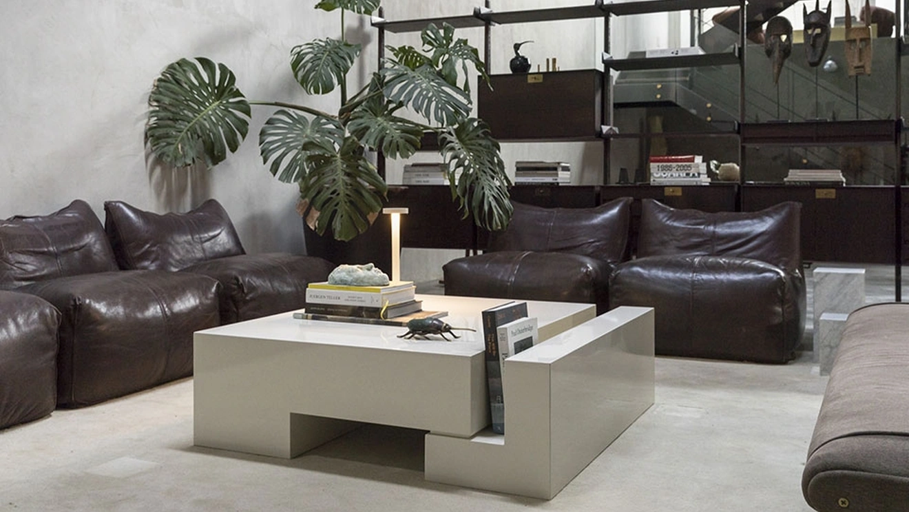 Lacquered Berlin side table by Mogg