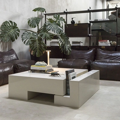 Lacquered Berlin side table by Mogg