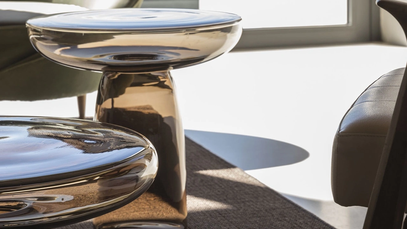 Olo Glass Coffee Table by Mogg