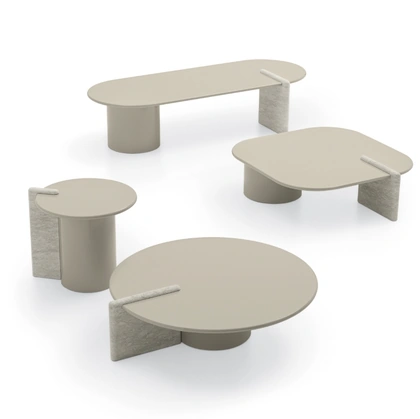 Petra side tables by Ditre Italia