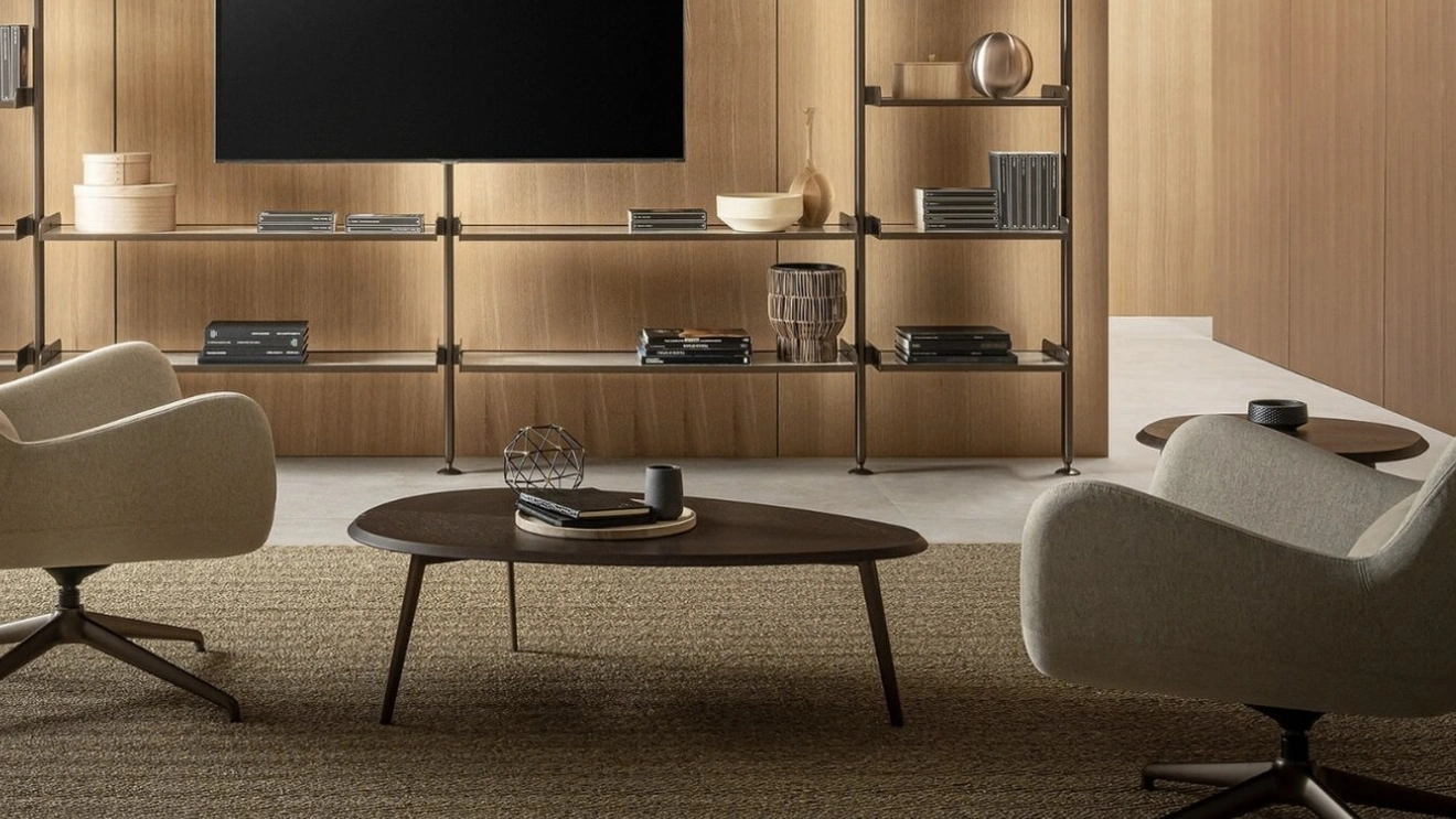 Riflessi Coffee wooden coffee table