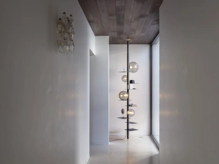 Adelaide floor-to-ceiling lamp by Mogg