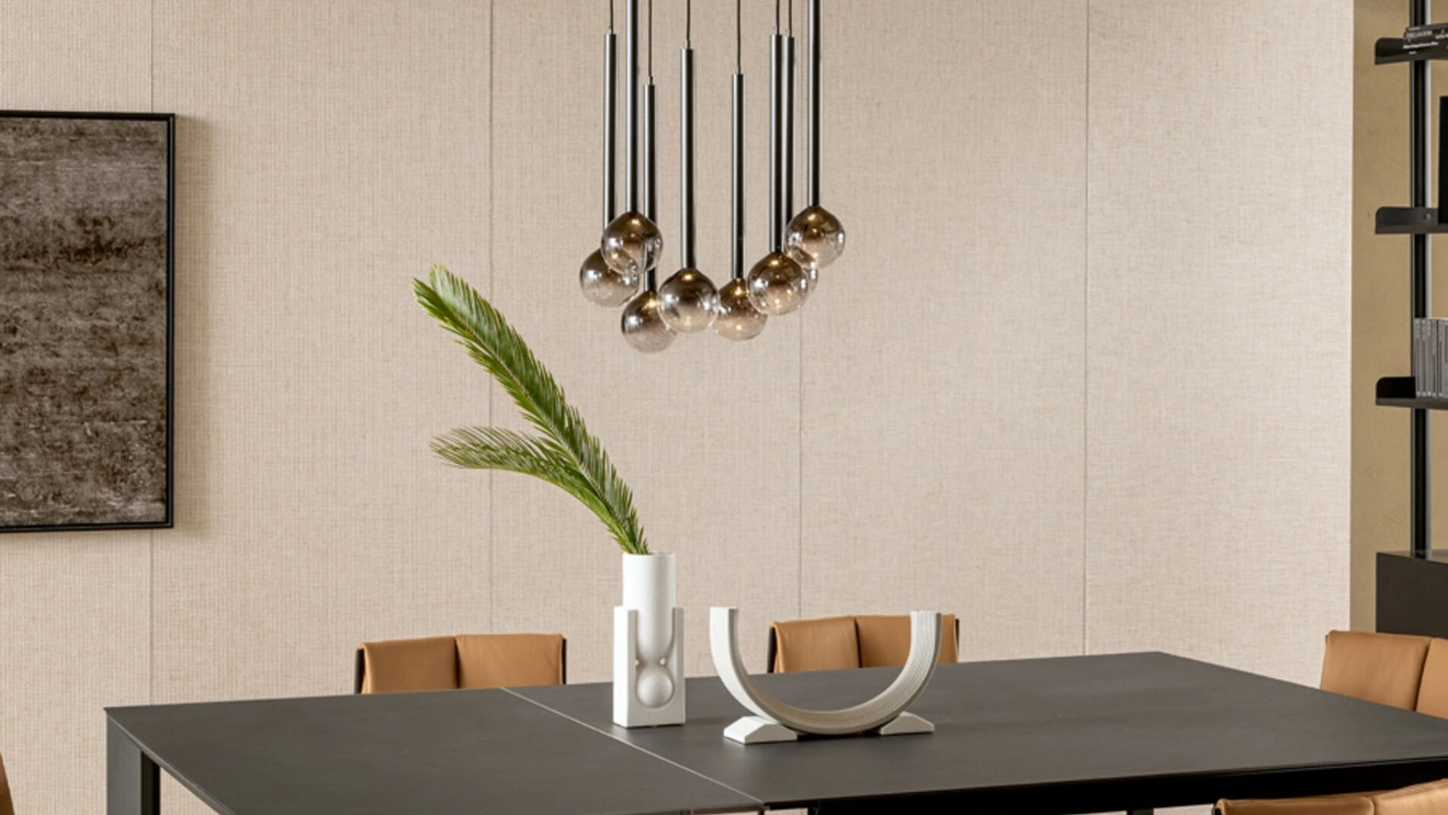 Bolle S pendant lamp by Riflessi