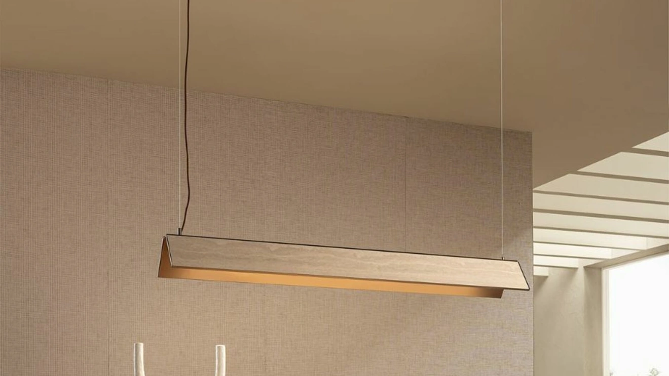 Lucilla S pendant lamp in metal and ceramic by Riflessi