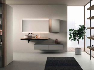 Wall-mounted Bathroom Cabinet Modo Project_Concept_04 by Altamarea