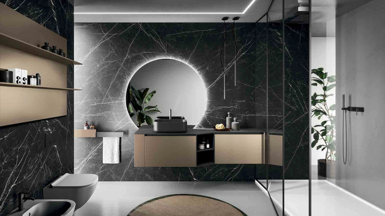Wall-mounted Bathroom Cabinet Modo_Project_Concept_12 by Altamarea