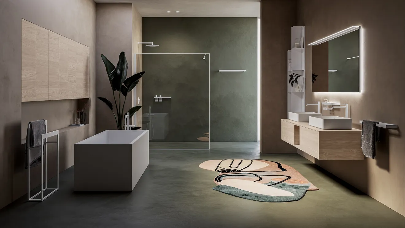 Suspended Bathroom Vanity Correct 01 by Inda
