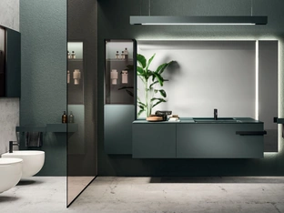 Lympha 03 Wall-Mounted Bathroom Cabinet by Arrital