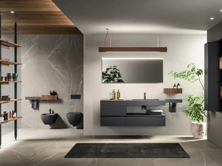 Lympha 05 Wall-Mounted Bathroom Cabinet by Arrital