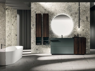 Lympha 07 Wall-Mounted Bathroom Cabinet by Arrital