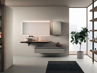 Wall-mounted Bathroom Cabinet Modo Project 04 by Arrital