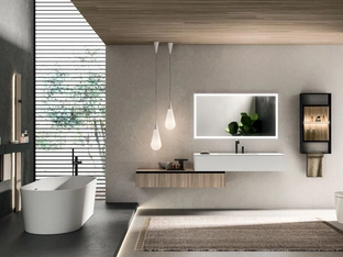 Wall-mounted Bathroom Cabinet Modo Project 07 by Arrital