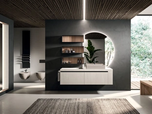 Wall-mounted Bathroom Cabinet Modo Project 10 by Arrital