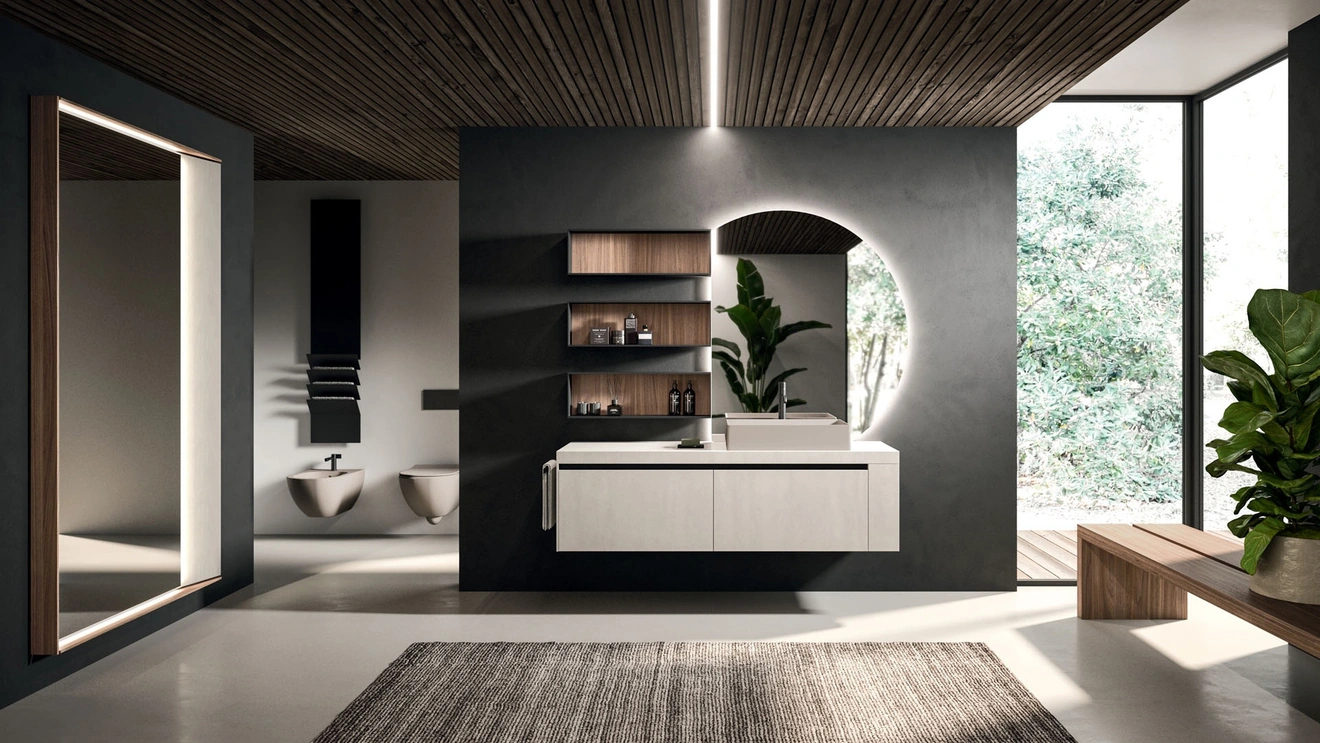 Wall-mounted Bathroom Cabinet Modo Project 10 by Arrital