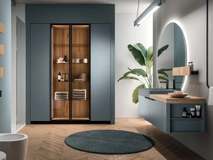 Wall-mounted Bathroom Cabinet Modo Project 11 by Arrital