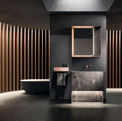 Floor-standing Bathroom Cabinet Must 06 in Arrital Granite