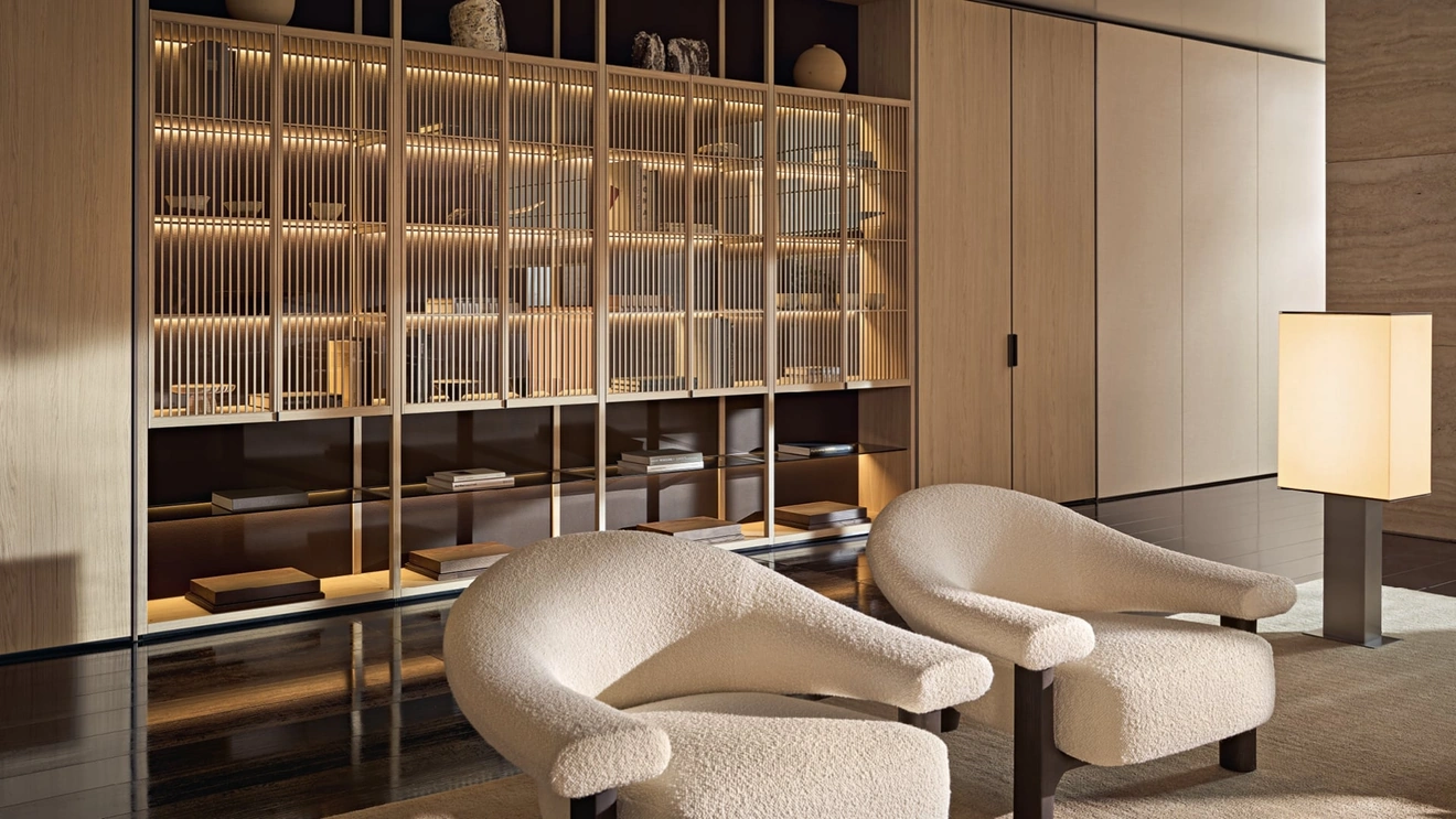 Poliform Wall System 02 Bookcase
