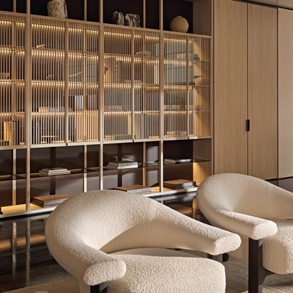 Poliform Wall System 02 Bookcase