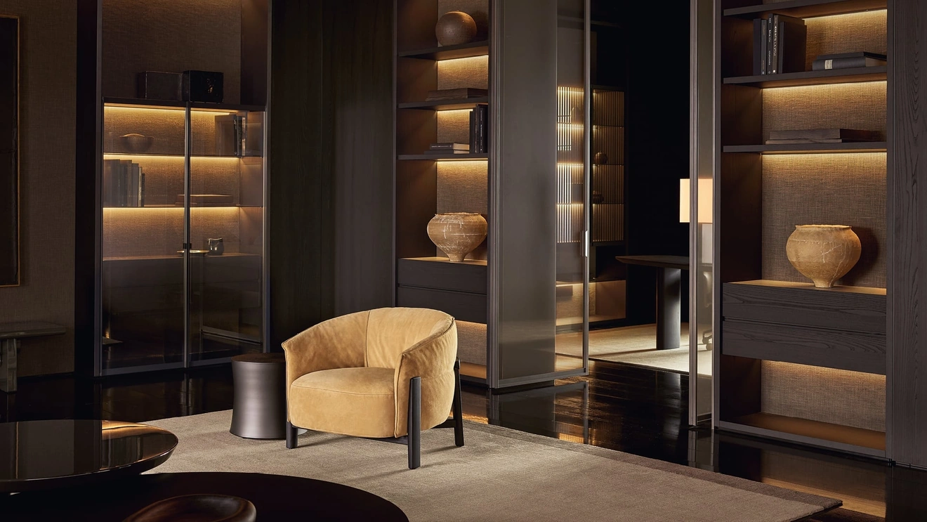 Poliform Wall System 03 Bookcase