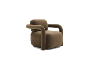Hairpin fabric armchair by Ditre Italia