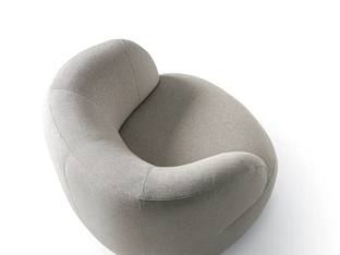 Isla upholstered armchair by Ditre Italia