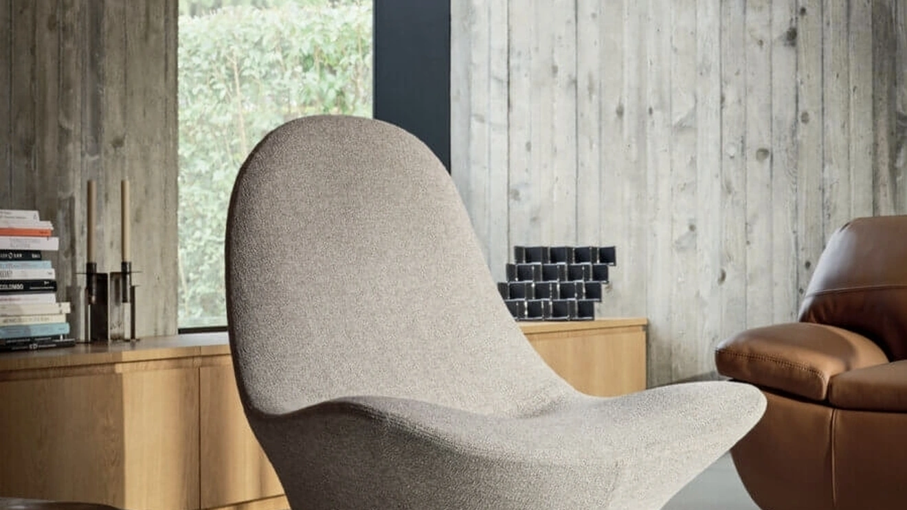 Manta upholstered fabric armchair by Ditre Italia