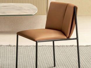 Archimede Leather Chair by Riflessi