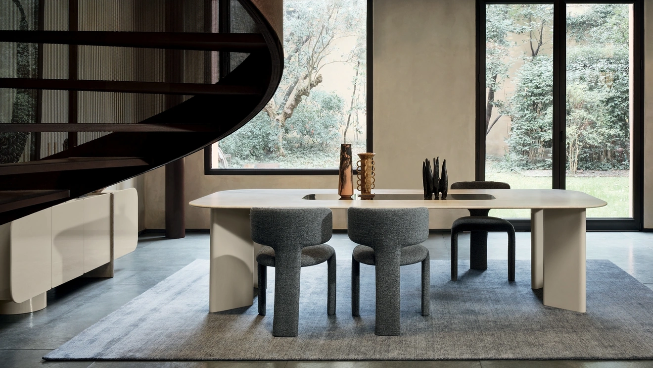 Cosmos Table in marble by Ditre Italia