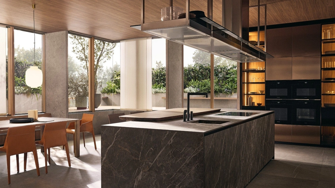 Design Kitchen with Alea Pro Island by Poliform