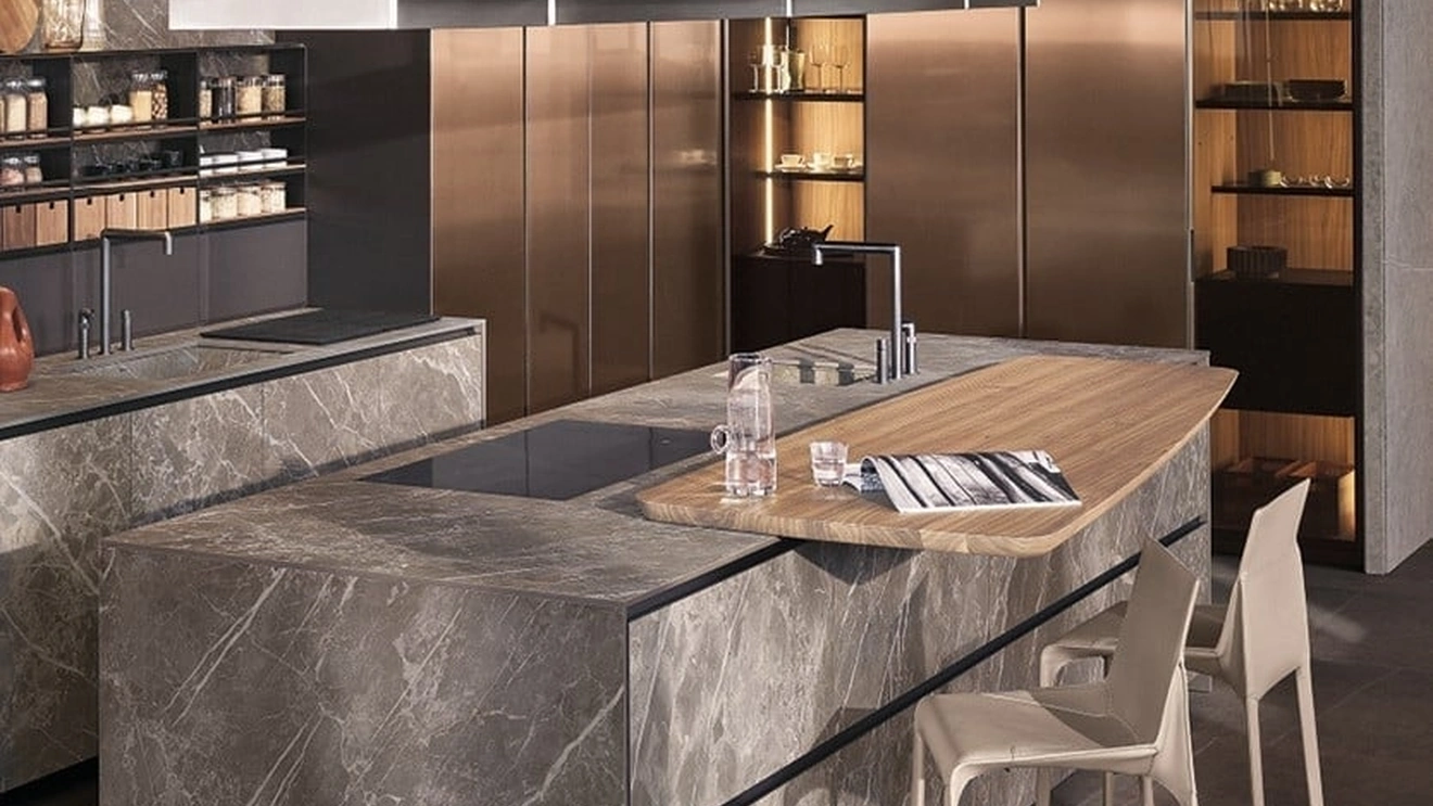 Design Kitchen with Alea Pro Island by Poliform