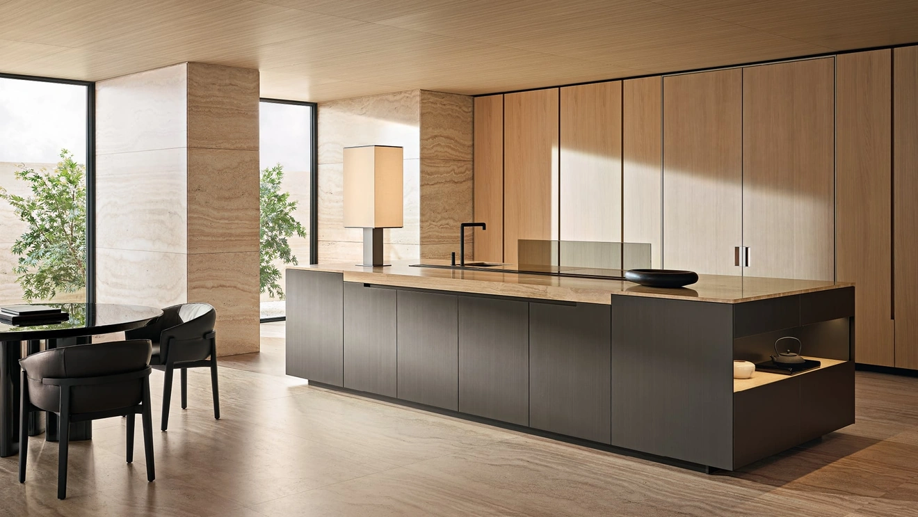 Phoenix Design Kitchen in Poliform Oak