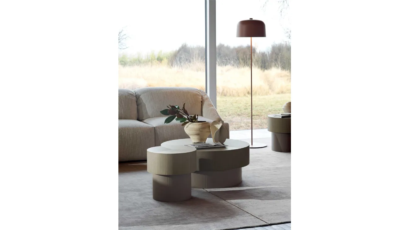Wooden coffee table Babel by Ditre Italia.