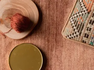 Bamboo Shaded Brick Carpet in bamboo and cotton by Carpet Edition.