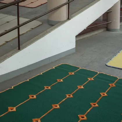 Green Cut Out Carpet by Carpet Edition