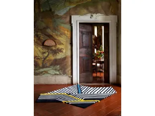 Carpet Edition's Exas Blue and Memby Yellow carpets.