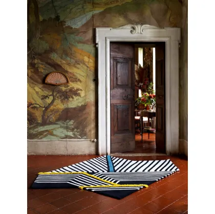 Carpet Edition's Exas Blue and Memby Yellow carpets.