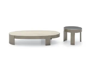 Mekki marble or glass side tables by Ditre Italia