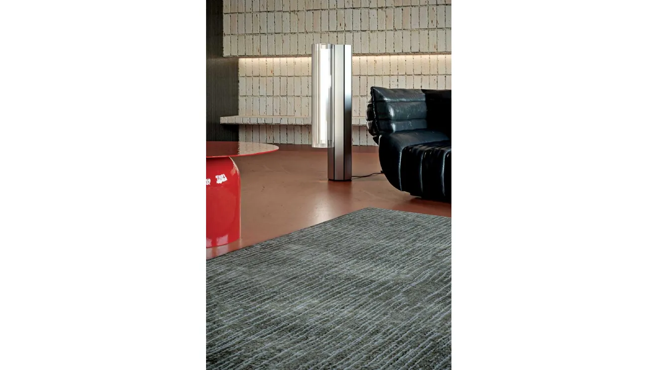 Metropol Asphalt Tencel and Cotton Carpet by Carpet Edition.
