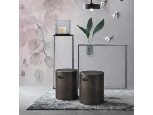 Pouf Nappe in porcelain stoneware by Adriani and Rossi.