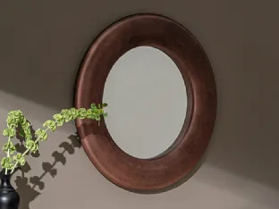 Orbit mirror with aluminum frame by Sovet.