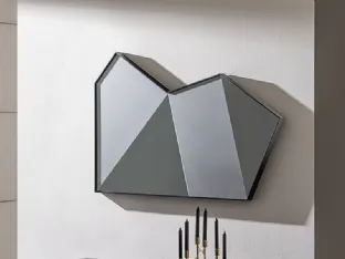 Origani mirror with metal frame by Sovet