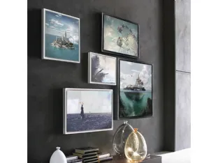 Canvases paintings with Adriani and Rossi frames.