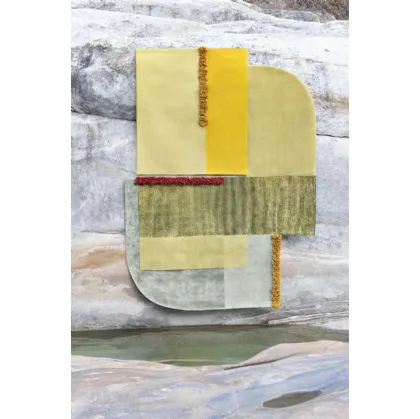 Selce Marcasite Yellow carpet by Carpet Edition.