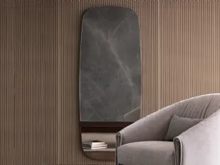 Oval wall mirror Lake by Bonaldo.