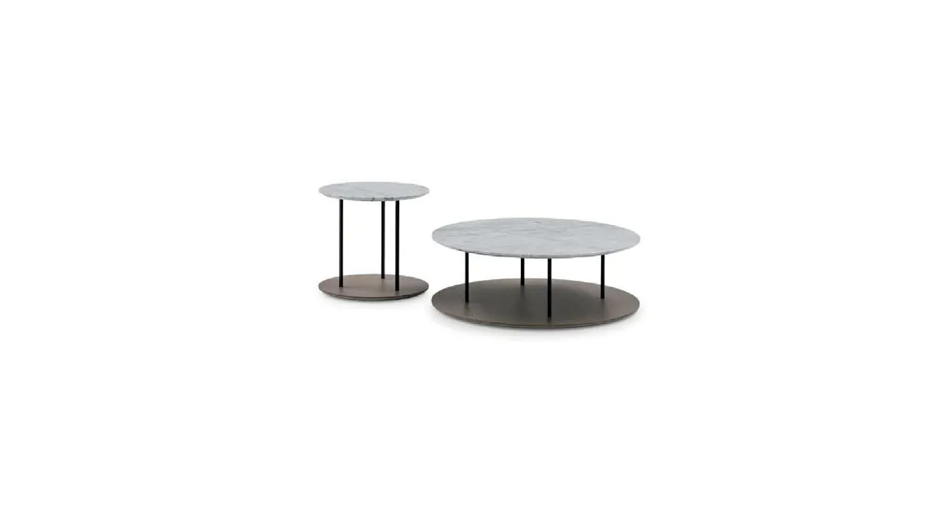 Staker marble coffee table by Ditre Italia