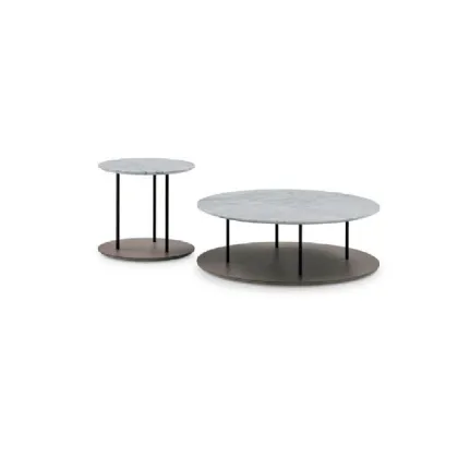 Staker marble coffee table by Ditre Italia