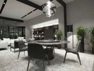 Arctic White Steel Carpet in Bamboo and Wool by Carpet Edition.